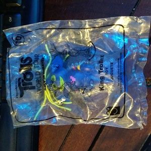 McDonalds Happy Meal Toys 2020 Trolls World Tour Movie KING TROLLEX 4" Tall